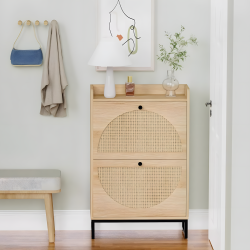 Wooden Shoe Storage Cabinet